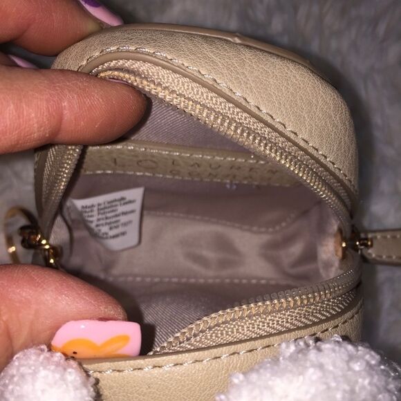 Lauren Conrad Llama Coin Purse Mini Purse Fall Leaves Autumn Back to School - Picture 3 of 6